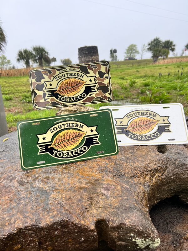 Southern Tobacco License Plate