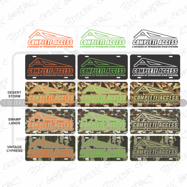 Complete Access License Plate 10 PK